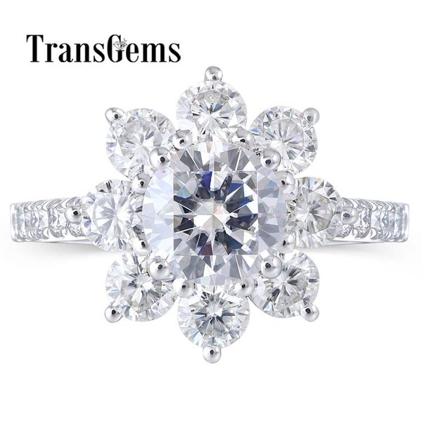 transgems 14k white gold / pt950 center 1.2ct 7mm f color moissanite stone snowflake engagement ring with accents for women y19061203, Slivery;golden
transgems 14k white gold / pt950 center 1.2ct 7mm f color moissanite stone snowflake engagement ring with accents for women y19061203, Slivery;golden