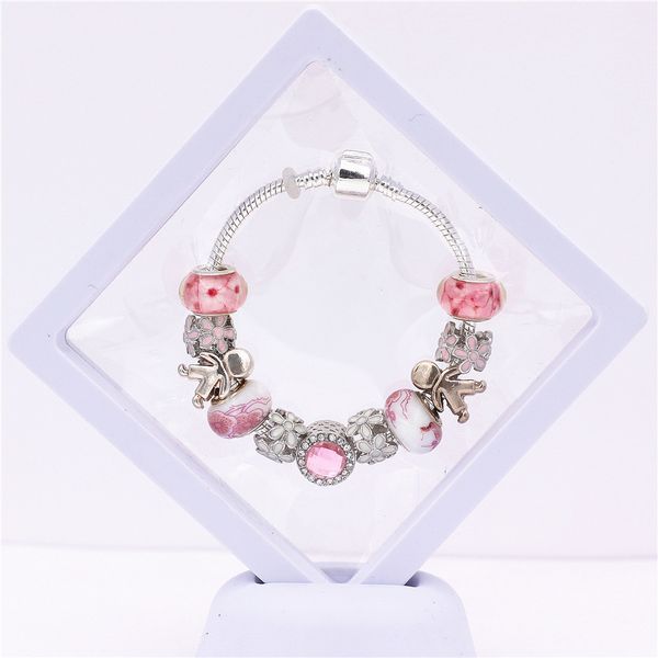 fashion pink cute charm bracelets for women heart beads fit original brand bracelets bangles romantic jewelry gift, Black
fashion pink cute charm bracelets for women heart beads fit original brand bracelets bangles romantic jewelry gift, Black