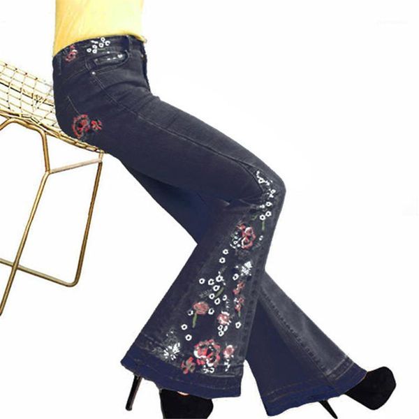 female vintage jeans women casual clothing women embroidery flare jeans fashion designer bleached denim pants, Blue
female vintage jeans women casual clothing women embroidery flare jeans fashion designer bleached denim pants, Blue
