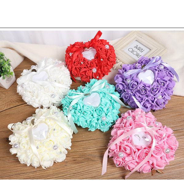 bridal ring pillow western wedding supplies organza satin lace fig rose pillow pe foam simulation rose single layer heart ring box
bridal ring pillow western wedding supplies organza satin lace fig rose pillow pe foam simulation rose single layer heart ring box