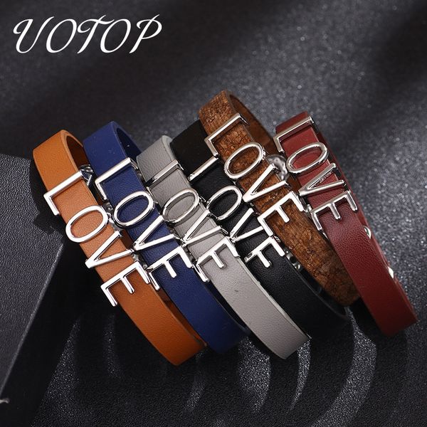 2019 new steampunk silver love initial letter bracelet women men black red leather rope bracelets pulseras snap button jewelry, Golden;silver
2019 new steampunk silver love initial letter bracelet women men black red leather rope bracelets pulseras snap button jewelry, Golden;silver