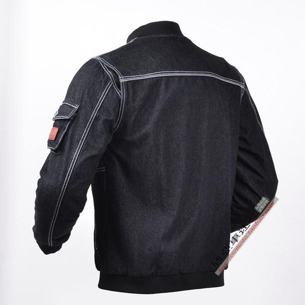 motorcycle locomotive with protective gear stand collar denim clothing leisure anti-wrestling jacket 712 loose
motorcycle locomotive with protective gear stand collar denim clothing leisure anti-wrestling jacket 712 loose