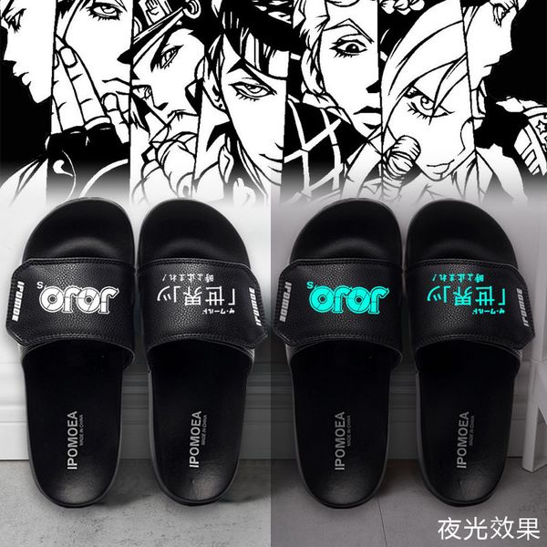 whoholl jojo's bizarre adventure man women slippers buckle couples anti-skid soft bottom buckle man beach slippers sandals, Black
whoholl jojo's bizarre adventure man women slippers buckle couples anti-skid soft bottom buckle man beach slippers sandals, Black