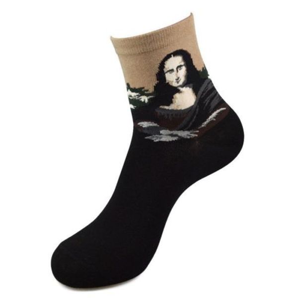 spring new arrival style retro art oil painting men sock women socks cotton men's socks 1 pair 2019, Black;white
spring new arrival style retro art oil painting men sock women socks cotton men's socks 1 pair 2019, Black;white