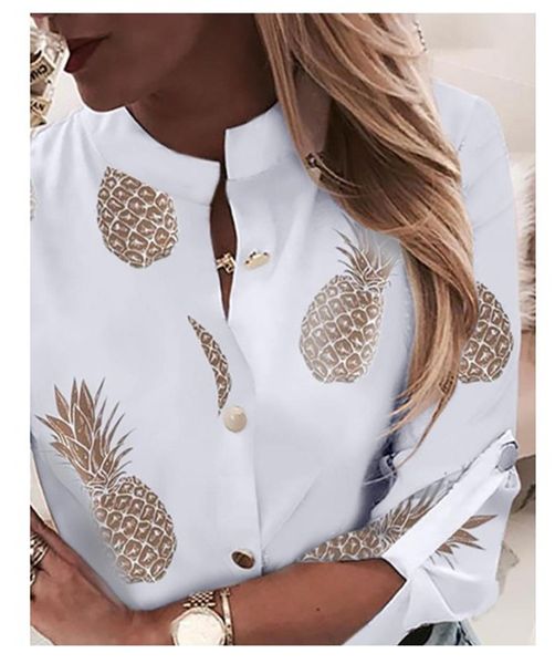 casual spring autumn new women's slim long sleeve pineapple printing t shirt plus size s-2xl, White
casual spring autumn new women's slim long sleeve pineapple printing t shirt plus size s-2xl, White