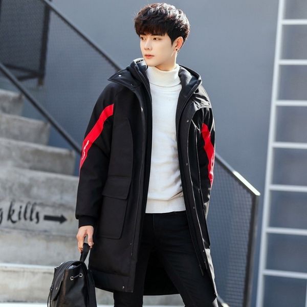 winter fashion mens fake two pieces hoody long parka colors mixed overcoat casual jacket man loose fit streetwear warm parkas, Black
winter fashion mens fake two pieces hoody long parka colors mixed overcoat casual jacket man loose fit streetwear warm parkas, Black