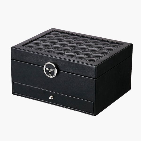 jewelry box multi layer stud rings storage display necklaces portable simple solid makeup organizer organizer earrings with key, Pink;blue
jewelry box multi layer stud rings storage display necklaces portable simple solid makeup organizer organizer earrings with key, Pink;blue