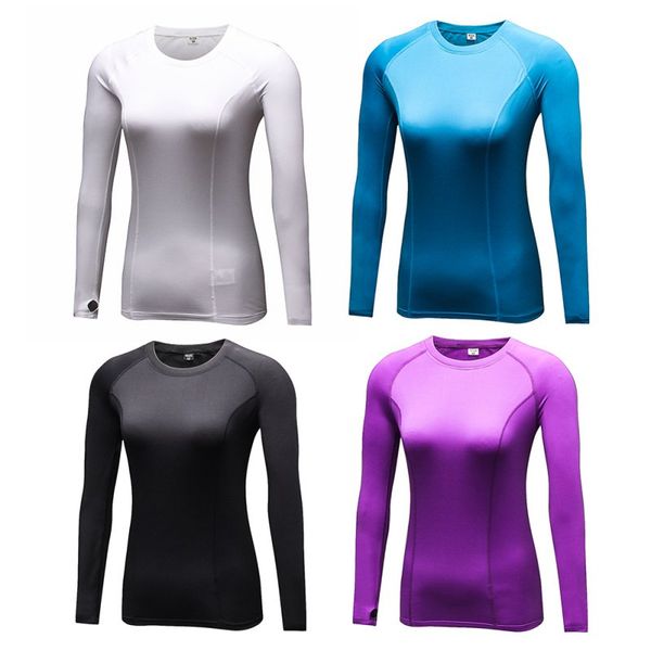 running jerseys t-shirt compression tights women quick dry long sleeve t-shirts fitness clothes tees & rn, Black;blue
running jerseys t-shirt compression tights women quick dry long sleeve t-shirts fitness clothes tees & rn, Black;blue