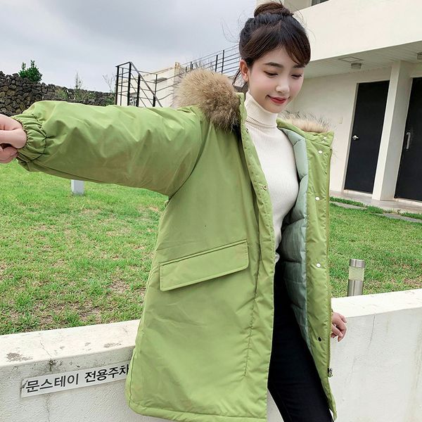 2019 simple fashion women winter jacket cotton padded warm thicken big fur collar ladies long coats parka womens jackets, Black
2019 simple fashion women winter jacket cotton padded warm thicken big fur collar ladies long coats parka womens jackets, Black