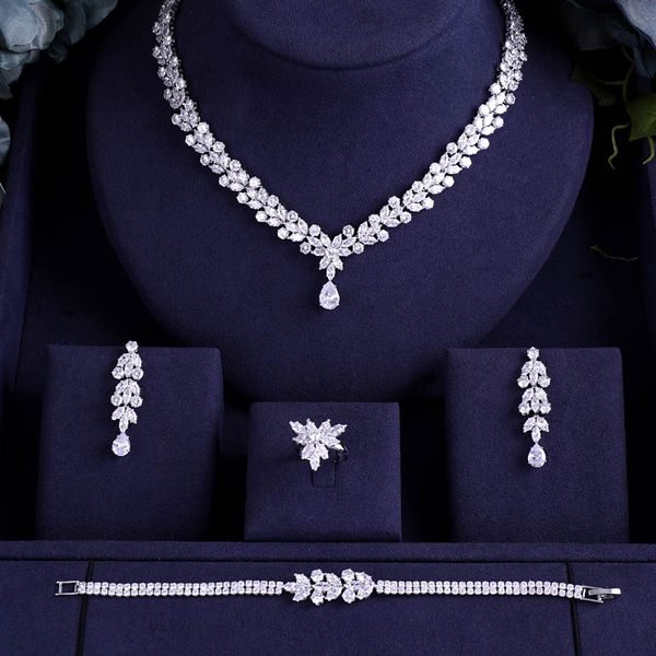 jankelly nigeria 4pcs bridal zirconia jewelry sets for women party, luxury dubai nigeria cz crystal wedding jewelry sets, Silver
jankelly nigeria 4pcs bridal zirconia jewelry sets for women party, luxury dubai nigeria cz crystal wedding jewelry sets, Silver