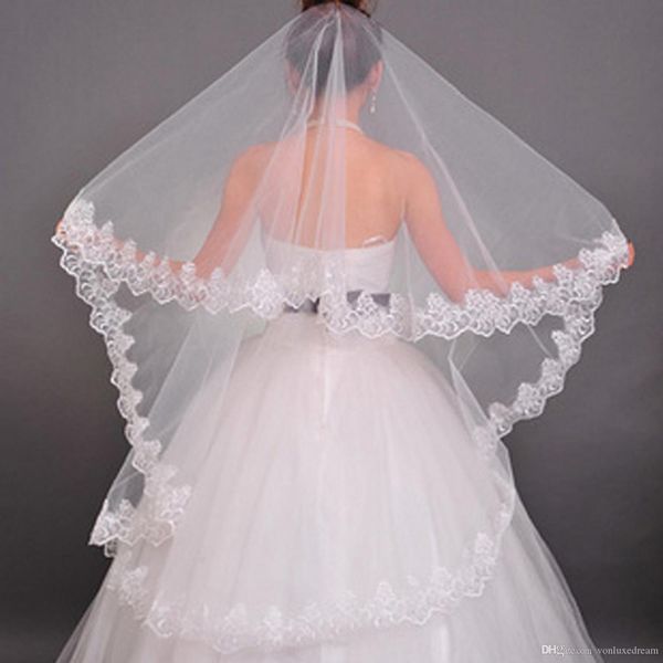 vintage white ivory short tulle wedding bridal veil cathedral length one layer applique lace new, Black
vintage white ivory short tulle wedding bridal veil cathedral length one layer applique lace new, Black