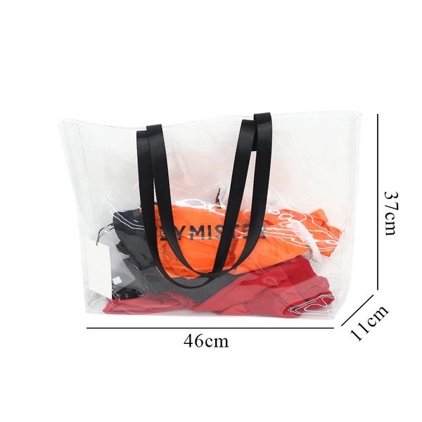 2019 new transparent plastic pvc jelly shoulder bag women large capacity beach bag fashion girls handbag
2019 new transparent plastic pvc jelly shoulder bag women large capacity beach bag fashion girls handbag