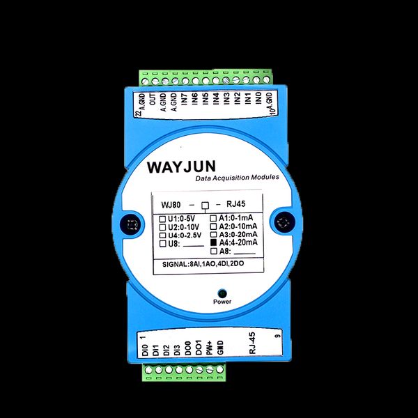 modbus tcp voltage and current 4-20ma0-5v acquisition io module 0-10v at 8 analog signal transfer port
modbus tcp voltage and current 4-20ma0-5v acquisition io module 0-10v at 8 analog signal transfer port