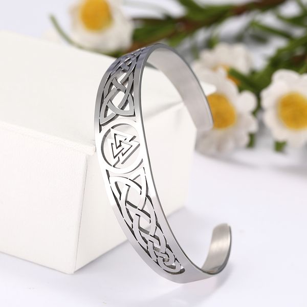skyrim stainless steel valknut nordic bangles men triskelion viking vintage irish knot adjustable cuff bracelets jewelry gift, Black
skyrim stainless steel valknut nordic bangles men triskelion viking vintage irish knot adjustable cuff bracelets jewelry gift, Black