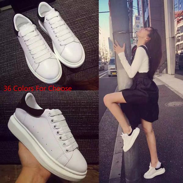 2020 quality designer shoe fashion luxury women men's leather lace up platform oversized sole sneakers white black casual shoes with bo
2020 quality designer shoe fashion luxury women men's leather lace up platform oversized sole sneakers white black casual shoes with bo