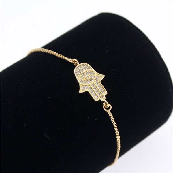 cubic zirconia hamsa hand bracelets for women girls lovers couples with gold chain bracelet lucky mujer hombre pulseira, Black
cubic zirconia hamsa hand bracelets for women girls lovers couples with gold chain bracelet lucky mujer hombre pulseira, Black