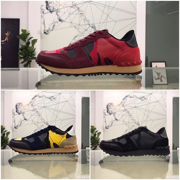 2020 women's men's casual shoes designer luxury camouflage leather tie couple shoes luxury rivet flat shoes, Black
2020 women's men's casual shoes designer luxury camouflage leather tie couple shoes luxury rivet flat shoes, Black
