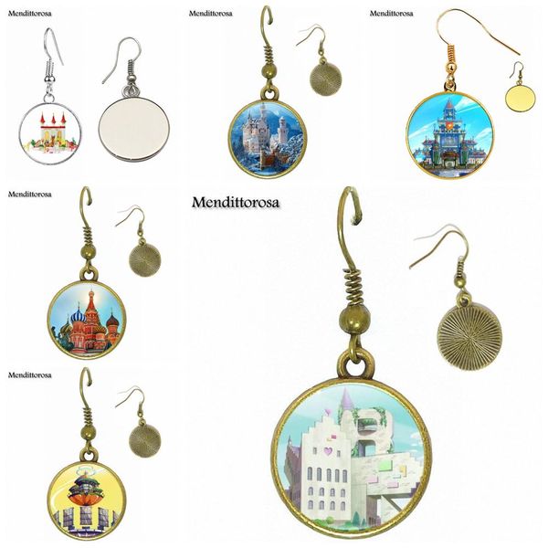 fairy tale building glass bronze/silver/golden clip ear hook drop earringss for girls gift
fairy tale building glass bronze/silver/golden clip ear hook drop earringss for girls gift