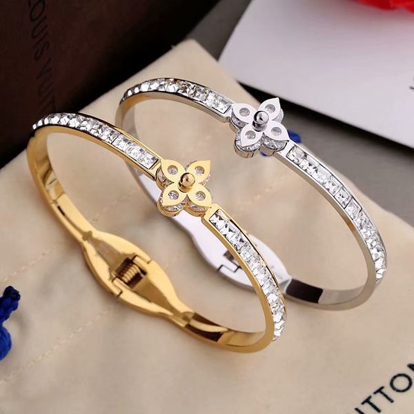 2020 fashion designer jewelry womens bracelets stainless steel bracelet silver rose gold diamond bracelet luxury bangle, Black
2020 fashion designer jewelry womens bracelets stainless steel bracelet silver rose gold diamond bracelet luxury bangle, Black