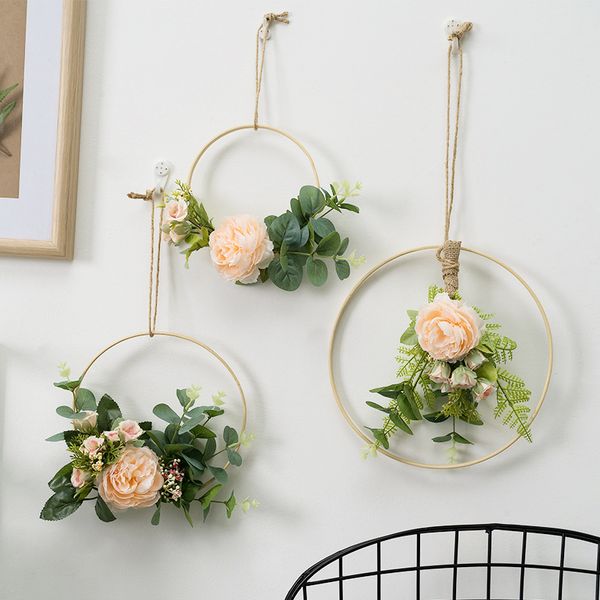 cilected wood wall hanging decoration garland artificial rose flower hoop wreath for wedding backdrop wall hanging floral wreath
cilected wood wall hanging decoration garland artificial rose flower hoop wreath for wedding backdrop wall hanging floral wreath