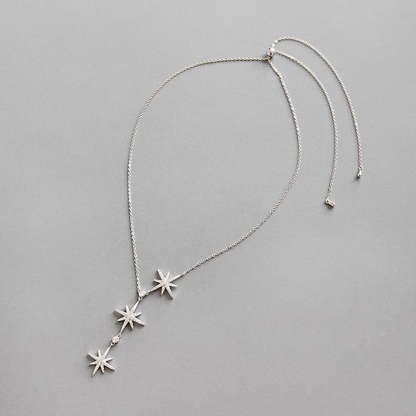 pure 4a zircon boho collares 925 sterling silver necklace stars long pendants de moda 2020 women accessories jewelry 
pure 4a zircon boho collares 925 sterling silver necklace stars long pendants de moda 2020 women accessories jewelry