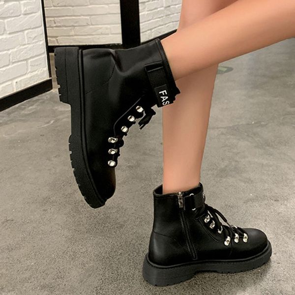 buckle cool martins boots woman shoes winter leather waterproof snow boots women zipper large size ankle for women chancla, Black
buckle cool martins boots woman shoes winter leather waterproof snow boots women zipper large size ankle for women chancla, Black