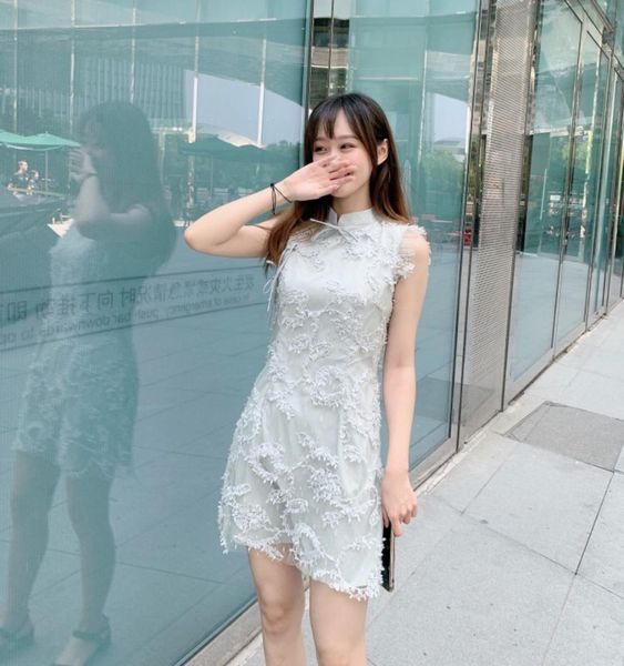 2019 women bridesmaid dress solid full length lace qipao female elegant robe demoiselle cotton vestidos chinese wedding dress, Red
2019 women bridesmaid dress solid full length lace qipao female elegant robe demoiselle cotton vestidos chinese wedding dress, Red