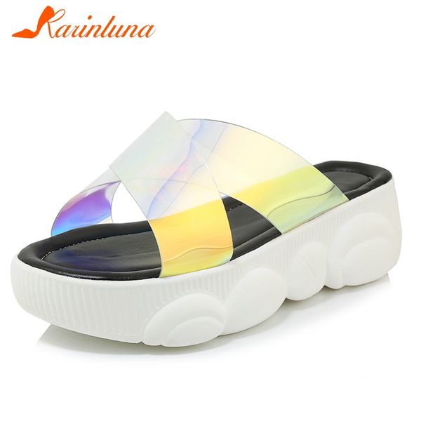 karinluna new fashion ins small bear sole flat platform casual outside summer slippers women shoes woman plus size 29-46, Black
karinluna new fashion ins small bear sole flat platform casual outside summer slippers women shoes woman plus size 29-46, Black