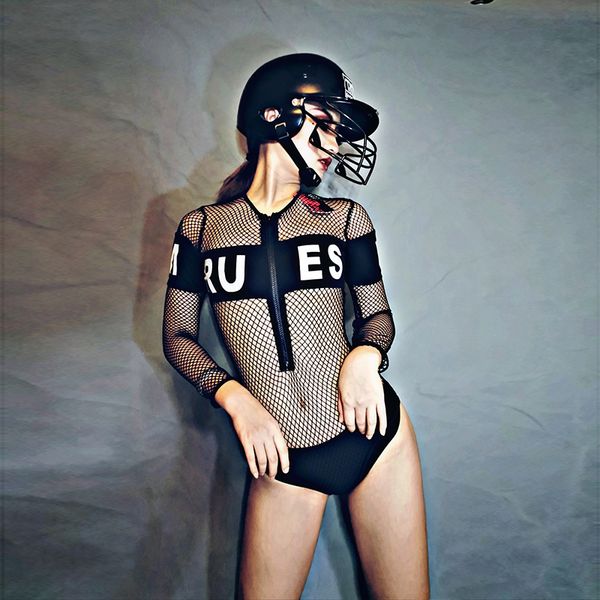 female dj outfit performance clothing festival nightclub gogo dance rave hat show dance costume mesh jumpsuit stage dress, Black;red
female dj outfit performance clothing festival nightclub gogo dance rave hat show dance costume mesh jumpsuit stage dress, Black;red