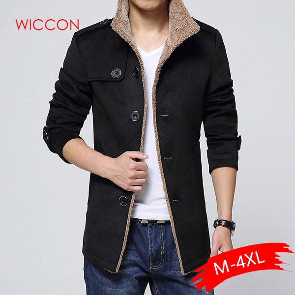 men long wool pocket coat warm windproof jackets coats slim fit windbreaker trench coat men plus size, Tan;black
men long wool pocket coat warm windproof jackets coats slim fit windbreaker trench coat men plus size, Tan;black