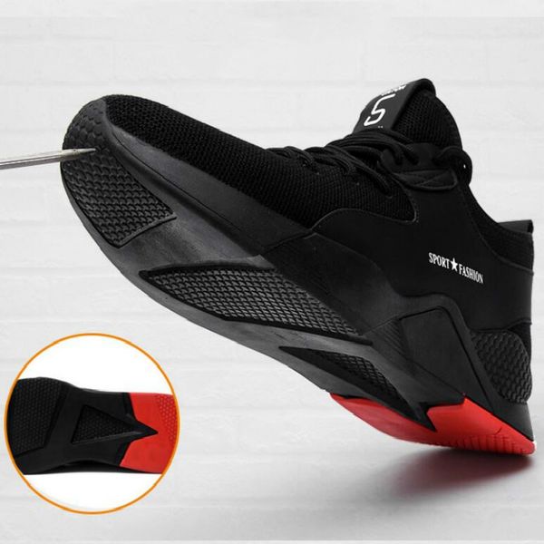 dropshipping indestructible shoes men and women steel toe air safety boots puncture-proof work sneakers breathable safety shoes, Black;brown
dropshipping indestructible shoes men and women steel toe air safety boots puncture-proof work sneakers breathable safety shoes, Black;brown