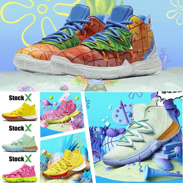 2020 new fashion men trainers basketball shoes pineapple house kyrie 5 sponge bob white des chaussures designer sneakers off yout boys 7-12, White;red
2020 new fashion men trainers basketball shoes pineapple house kyrie 5 sponge bob white des chaussures designer sneakers off yout boys 7-12, White;red