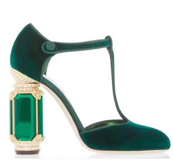 new velvet wedding bridal pumps mary jane dress shoes crystal heel buckle strap t show shoes, Black
new velvet wedding bridal pumps mary jane dress shoes crystal heel buckle strap t show shoes, Black