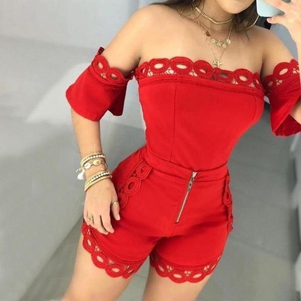 cover-ups 2021 summer women's slim beach jumpsuit off shoulder lace stitch tunic solid casual vestidos
cover-ups 2021 summer women's slim beach jumpsuit off shoulder lace stitch tunic solid casual vestidos