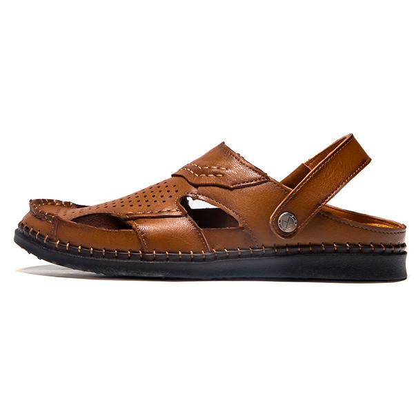 big zandalias rasteira mens sandal men casual sandalia sandalsslippers transpirables leather erkek 2020 de uomo heren sandels, Black
big zandalias rasteira mens sandal men casual sandalia sandalsslippers transpirables leather erkek 2020 de uomo heren sandels, Black
