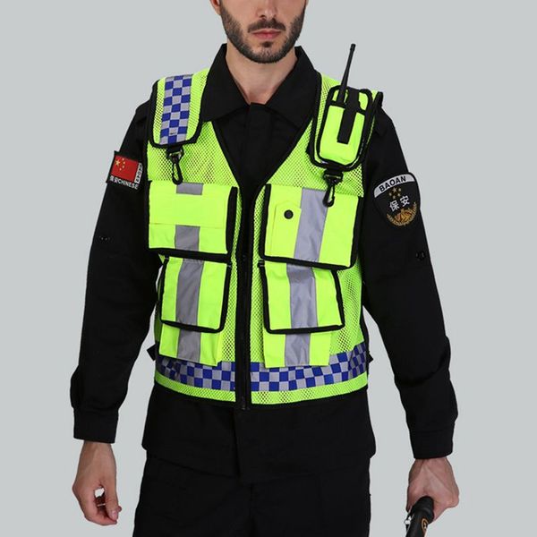 new safety vest multi-pocket high reflective vest breathable adjustable safety equipment suitable for riding, Black
new safety vest multi-pocket high reflective vest breathable adjustable safety equipment suitable for riding, Black