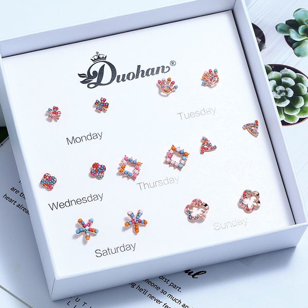 wholesale-money-exploding weekly ear nail temperament suit creative gift box of rose gold lip crown earrings in europe and america, Golden
wholesale-money-exploding weekly ear nail temperament suit creative gift box of rose gold lip crown earrings in europe and america, Golden