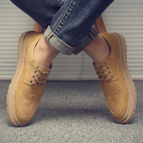 brand men's leather shoes spring autumn rerby shoes oxfords fashion casual dress man business lace-up non-slip k3-53, Black
brand men's leather shoes spring autumn rerby shoes oxfords fashion casual dress man business lace-up non-slip k3-53, Black