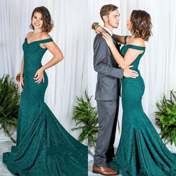 New Hunter Sequined Mermaid Prom Dresses 2019 Beads Off Shoulder Sexy Floor Length Formal Dresses Evening Party Wear
New Hunter Sequined Mermaid Prom Dresses 2019 Beads Off Shoulder Sexy Floor Length Formal Dresses Evening Party Wear