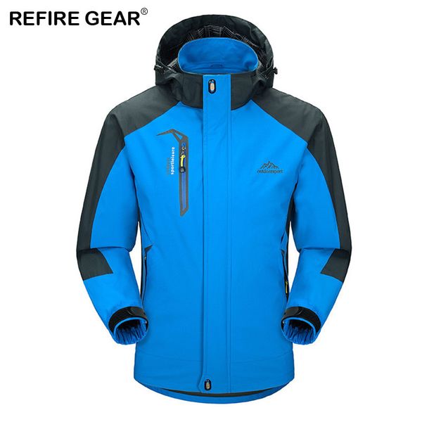 refire gear spring autumn mens softshell outdoor jackets male hiking camping trekking climbing coat for waterproof windbreaker, Blue;black
refire gear spring autumn mens softshell outdoor jackets male hiking camping trekking climbing coat for waterproof windbreaker, Blue;black