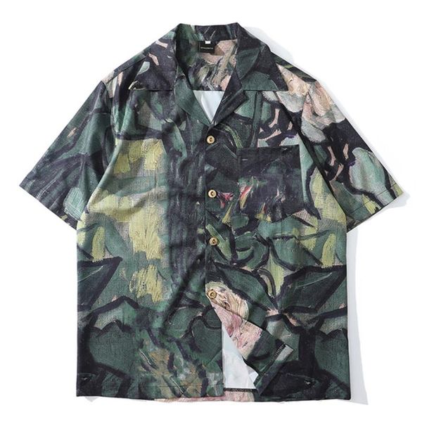mens hand paint full printed hawaii beach shirts harajuku streetwear 2020 summer short sleeve blouse hip hop shirts, White;black
mens hand paint full printed hawaii beach shirts harajuku streetwear 2020 summer short sleeve blouse hip hop shirts, White;black