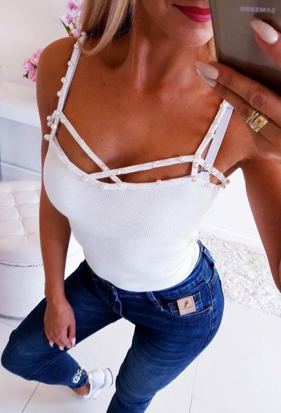 4 цвета женская мода sexy mode frauen лето perle безрукавки weste топы lässige майка без рукавов, White
4 цвета женская мода sexy mode frauen лето perle безрукавки weste топы lässige майка без рукавов, White