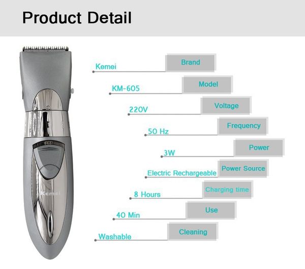 2020 поп newst kemei km-605 аккумуляторная триммер волос бритва cordless регулируемая clipper моющийся электрическая бритва электрическая ма
2020 поп newst kemei km-605 аккумуляторная триммер волос бритва cordless регулируемая clipper моющийся электрическая бритва электрическая ма