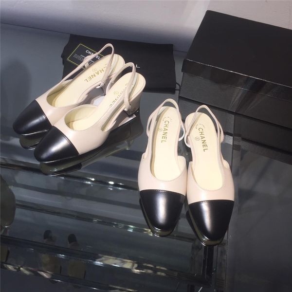 new luxury ladies slingbacks womens sandals designer shoes fashion women's heel flat heel slingbacks, Black
new luxury ladies slingbacks womens sandals designer shoes fashion women's heel flat heel slingbacks, Black