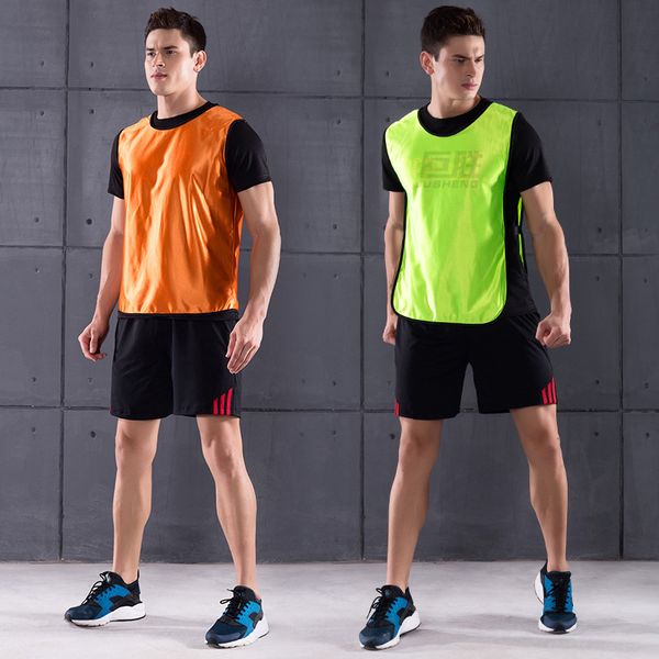 12 pcs children man quick drying basketball jersey team sports football vest soccer pinnies jerseys youth practice training bibs, Black;blue
12 pcs children man quick drying basketball jersey team sports football vest soccer pinnies jerseys youth practice training bibs, Black;blue