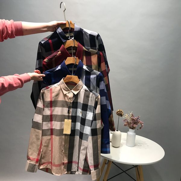 20ss new luxurious brand design bbr four-color plaid blouse jacket men women fashion casual streetwear sweatshirts outdoor shirts, Gray;blue
20ss new luxurious brand design bbr four-color plaid blouse jacket men women fashion casual streetwear sweatshirts outdoor shirts, Gray;blue
