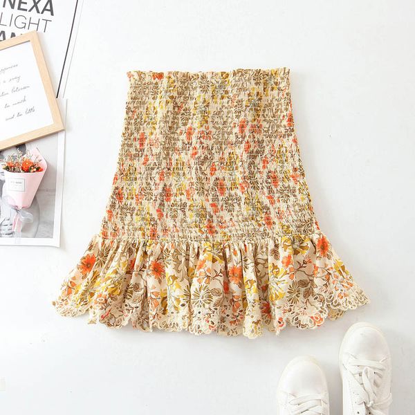 q232 summer women floral print elastic waist ruffles mini skirt ladies chic mini skirts saias clothing, Black
q232 summer women floral print elastic waist ruffles mini skirt ladies chic mini skirts saias clothing, Black