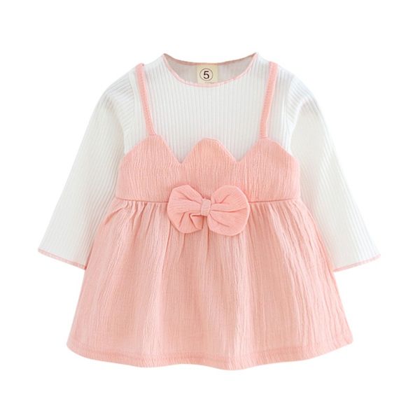 0-2y baby girls fake two-piece bow summer long-sleeved dressborn casual dress baby outfits, Red;yellow
0-2y baby girls fake two-piece bow summer long-sleeved dressborn casual dress baby outfits, Red;yellow
