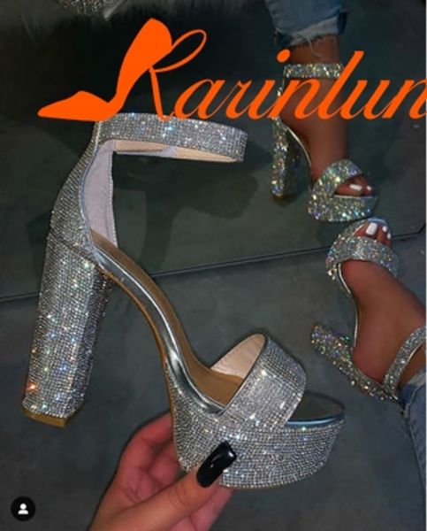 karin 2020 sequined cloth summer sandals women shoes woman chunky high heels buckle strap shoes women sandals, Black
karin 2020 sequined cloth summer sandals women shoes woman chunky high heels buckle strap shoes women sandals, Black