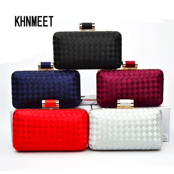black женщин ткут сумка bolsos mujer вязание сатиной цепь сумки lady плечо crossbody сумка день клатчи кошелек g1407 cj191213
black женщин ткут сумка bolsos mujer вязание сатиной цепь сумки lady плечо crossbody сумка день клатчи кошелек g1407 cj191213